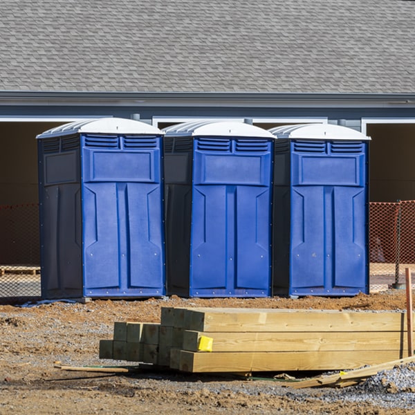 what is the maximum capacity for a single portable restroom in Colorado City